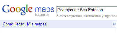 Pedrajas en Google Maps